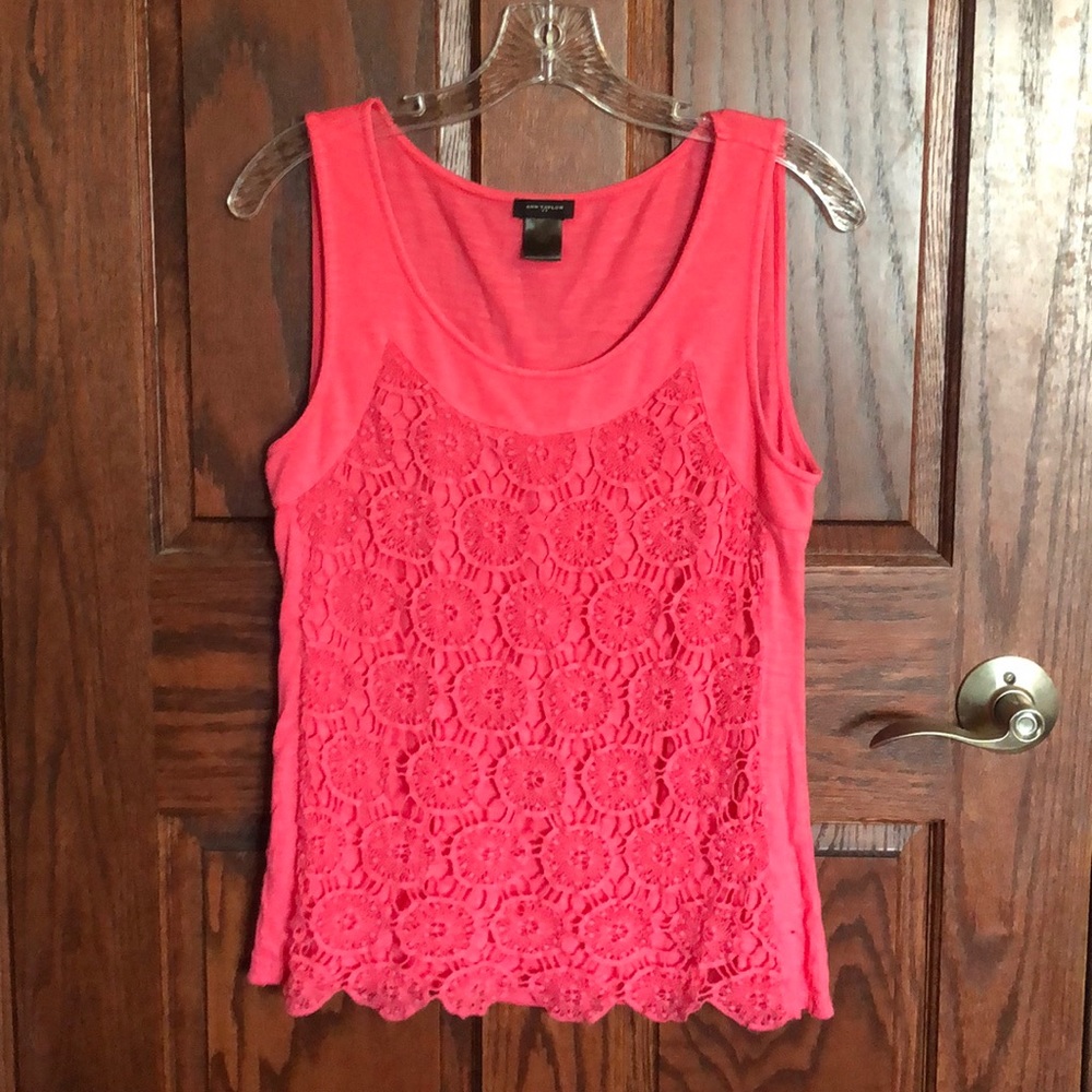Pink summer tank top